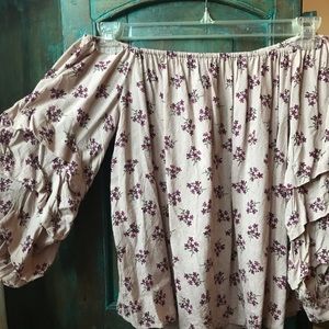 Off the shoulder AE floral